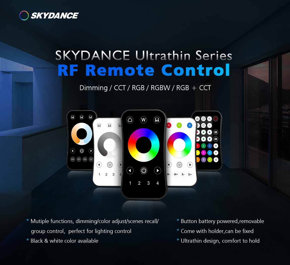 4 Zones Color Temperature Remote Control R7