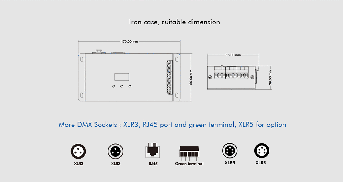 Skydance OLED DMX Decoder D5